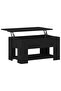 Coffee Table Black Oak 79 x 49 x 41 cm Engineered Wood - 4