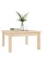 Coffee Table 55x55x30 cm Solid Wood Pine - 5