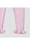 Ribbed Leggings with Bow Detail - 4