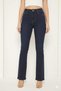 Spanish Pants F Flare Jeans Women's Navy Blue High Waist Trousers