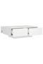 Coffee Table White 90x60x31 cm Engineered Wood - 4