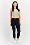 Women Tight Fit Running 7/8 Tights, Black - 3