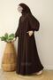 Sema Dress Shawl Gift Set Brown - 3
