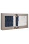 Hira 6-Piece Family Bathrobe Set - 100% Cotton, Luxury, Jacquard Bathrobe Set, Giftable, Dowry - 6
