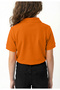 Children's Polo Neck School T-Shirt Polo Fabric School Clothing - Orange - 3