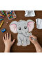 Cute Elephant Coloring Activity Art Preschool Kindergarten Nursery Activity Set 10 Pieces - 2