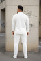 Men's Trend Summer Comfortable Fit Wrinkle-Resistant Fabric Long Sleeve Shirt and Pants Set - 3