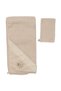 Baby Girl Brown Frilly Tulle Flower Brooch Fiber Towel Set 75X75 cm