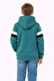 Atabay 270-10-25 Boy's Hooded Sweatshirt New York Printed Pockets 3 Threads Shd 9/12 Years - 5