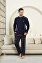 Men's 100% Interlock Cotton Fabric Plaid Blocky Pajama Set 12481