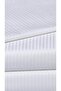 Mertim Home Textile White Striped Cotton Satin Single Duvet Cover Set 160X220 - 5
