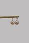 Eyelash Eye Mini Hoop Earrings |   Blue Eyed Zircon Stone Rose Gold Earrings - 7
