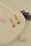 Starry Hoop Earrings |   Stone Zircon Star Earrings - 3