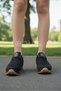 Women's Black Smoked Lace-Up Casual Comfortable Sole Comfortable Soft Walking Daily Sneaker Sports Shoes - 2