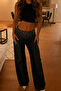 Stardust Shimmering Live Black Stoned Trousers - 3