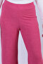 Women's Fuchsia Soft Textured Stretch Fabric Pants Arm-26K001090 - 3
