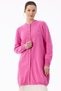 Basic cashmere long cardigan pink - 3