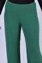 Women's Green Soft Textured Stretch Fabric Pants Arm-26K001090 - 3
