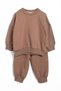 Two-Piece Set Girls Boys Unisex Two-Piece Plain Set