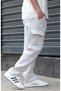 Men's 3 Thread Ş Fleece-Lined K Cargo Pocket Baggy Sweatpants
