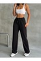 Women's High Waist Wide Leg Loose Fit 2-Pack Economical Baggy Sweatpants - 3