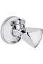 Grohe Angle Valve Heavy Duty for Bathroom Fixtures Sinks 1/2 inch 2PCS - 3