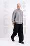 Gray Melange Sweatshirt Okayama - 2