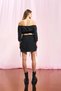 Black Boat Neck Crop Blouse 17000 - 4