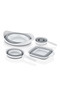 4-Piece Accordion Folding Strainer Set - Kitchen Dowry Set (accordion-handled brass strainer funnel gray) - 2