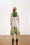 White Mesh Asymmetrical Tank Top 17054 - 4