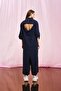 Navy Blue Linen Shirt Dress 17267 - 6