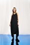Black Striped Sleeveless Jumpsuit 17371 - 2