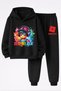 Roblox Printed 3-Ply Quality Sweatshirt and Trackpants Children's Bottom-Top Set
