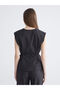 Esvab • Modern & Distinctive V Placketed Striped Women's Plain Vest - 8