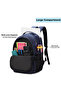 Large Polyester Backpack for School and Travel with 4 Zip Compartments and Laptop Pocket - 3
