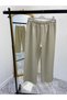 Women's Plus Size Comfortable Fit Linen Pants Without Pockets with Elastic Waist - 3