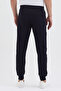 Men's Sweatpants, Skinny Leg, Elastic Waist, Back Pocket, Elastic Zipper, Compact Combed Cotton - 5