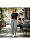 Poplin Cotton Striped Elastic Waist Sports Pants