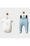 Baby Boy 0-3 Months Hospital Release Zibin Set Newborn New Generation Patterned - 4