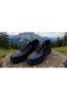 Orthopedic Heel Gel 100% Genuine Leather Black Rubber Anti-Slip Sole Daily Men's Shoes - 4