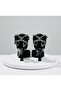 Black Bow Heeled Shoes 8.5cm Felisya >Boutique