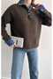 Jean Paneled Soft Textured Knitwear - 4