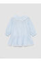 Lcw Baby Ekru Peter Pan collar Striped Baby Girl Dress - 2