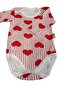 Long Sleeve Snap Button Bodysuit 100% Cotton Baby Clothing Printed Colorful Bodysuit - 2