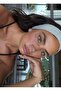 Cotton Light Grey Stretchy Soft Hair Band Headband Bandana Yoga Pilates Hair Accessory 6.5 cm - 2