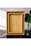 Natural Wooden Decorative Serving Tray – Set of 2 Bamboo Presentation Trays