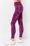 Women Dri Fit Allover Print Running Tights, Multicolor - 2