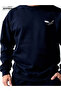The Hoodless, Navy Blue Tracksuit Is Designed with Original Prints. - 5