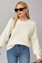 Crew Neck Women's Sweater - 4