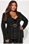 Fashion Nova Plaid Jacket Pants Set - 5